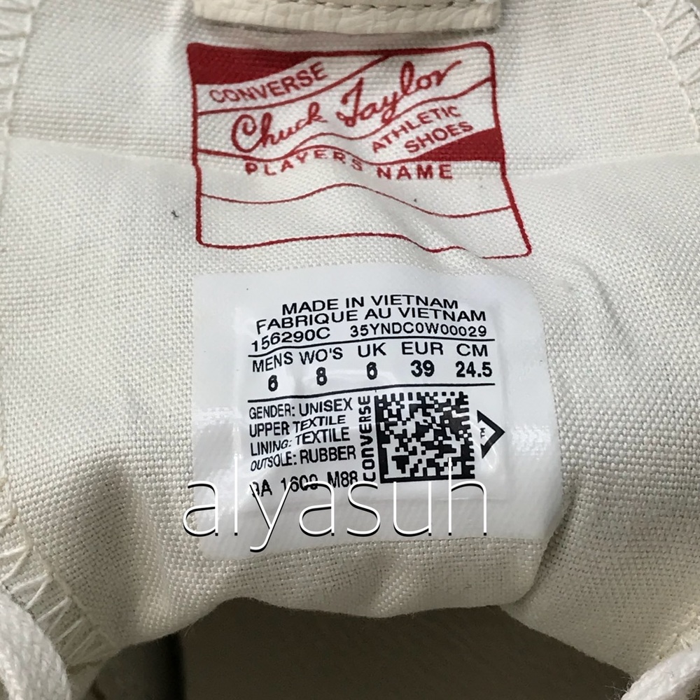 NWT Converse Ctas 70 HI NY Heavy Waxed W AUTHENTIC - Picture 7 of 7